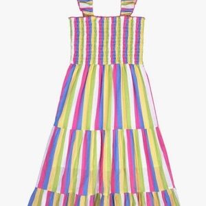 Girls Colorful Striped Maxi Dress 10/12